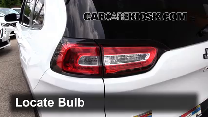 2015 Jeep Cherokee Latitude 2.4L 4 Cyl. Lights Tail Light (replace bulb)